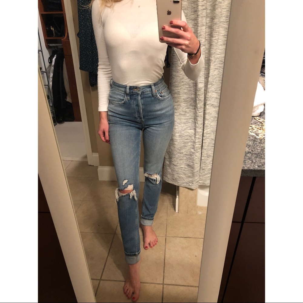 Re/done Ultra High Rise Jeans Size 24